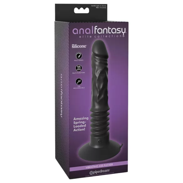 Analfantasy - anální vibrátor s akumulátorem - černý