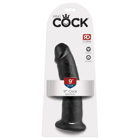 King Cock - dildo s přísavkou - realistický tvar - černá