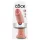 King Cock - dildo s přísavkou - 25 cm - tělová barva