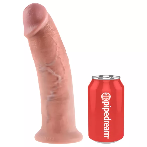 King Cock - dildo s přísavkou - 25 cm - tělová barva