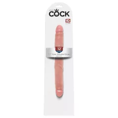   King Cock - realistické dvojité dildo - 31 cm - tělová barva