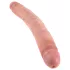 King Cock - realistické dvojité dildo - 31 cm - tělová barva