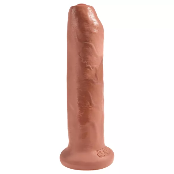 King Cock - realistický dildo - 18 cm - tmavá tělová