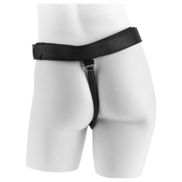 King Cock - připínací dildo s postrojem - černé