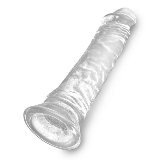 King Cock Clear 8 - velké dildo s přísavkou (20cm)