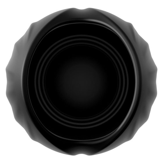 Control Cock Teaser - vodotěsný, dobíjecí, žaludový vibrátor (černý)
