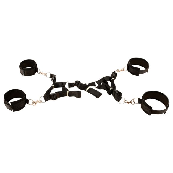 Fetish Fantasy - poutací sada k posteli - černá