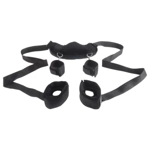 Fetish Position Master - BDSM poutací sada - černá