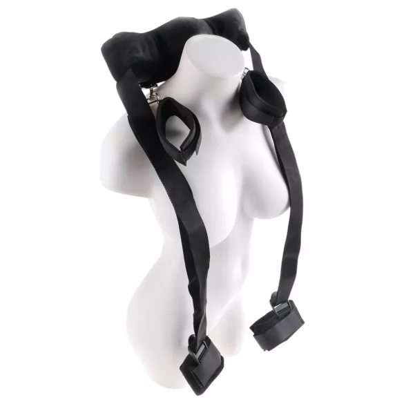 Fetish Position Master - BDSM poutací sada - černá