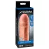 Pipedream - X-TENSION Mega 1 - realistický návlek na penis (17,7 cm, tělová barva)