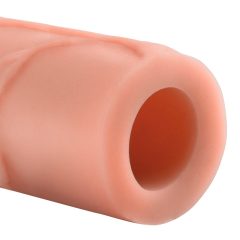   X-TENSION Mega 3 - realistický návlek na penis (22,8cm) - přírodní