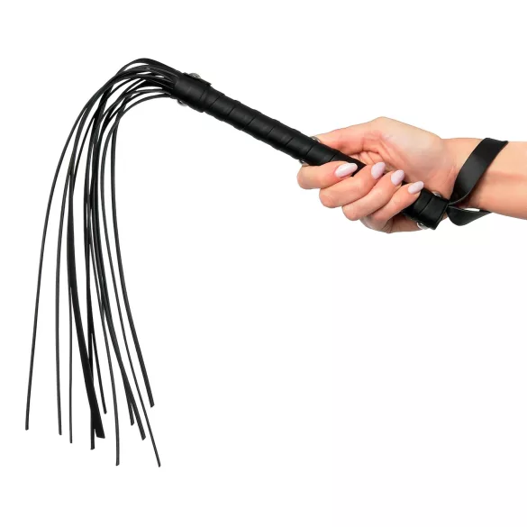 Pipedream - Fetish Fantasy Deluxe Cat-O-Nine - důtky - černé (65 cm)