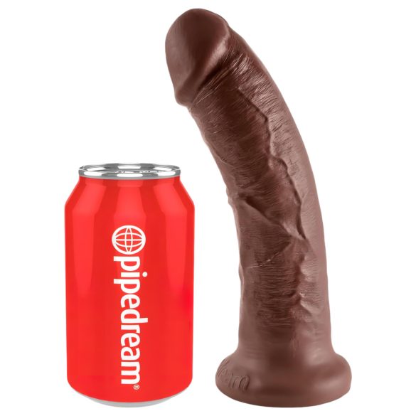 King Cock 8 dildo (20 cm) - hnědý