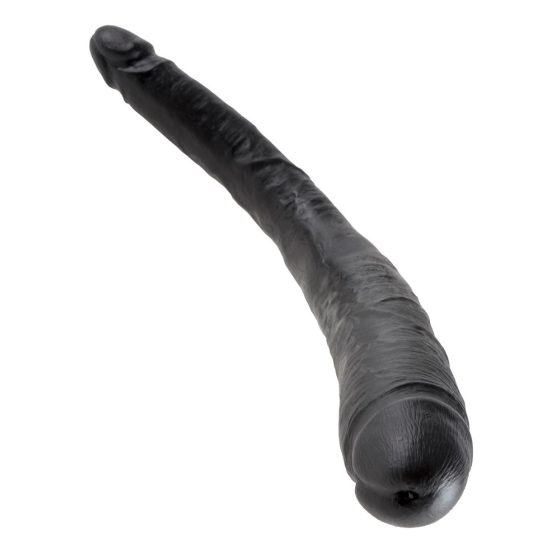 King Cock 16 Tapered - realistické dvojité dildo (41 cm) - černé