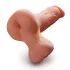 PDX - masturbátor a návlek na penis 2v1 - realistický vzhled - tělová barva