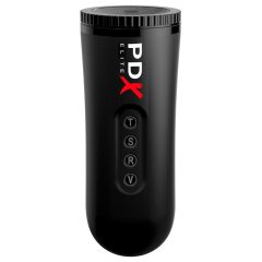 PDX Moto Blower - sací vibrační masturbátor (černý)