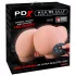 PDX Elite Milk Me Silly - vibrační torzo masturbátor (přírodní)