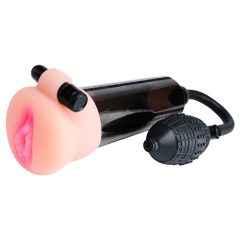   Pipedream Travel Trio - sada vibračních pump na penis (černá-přírodní)