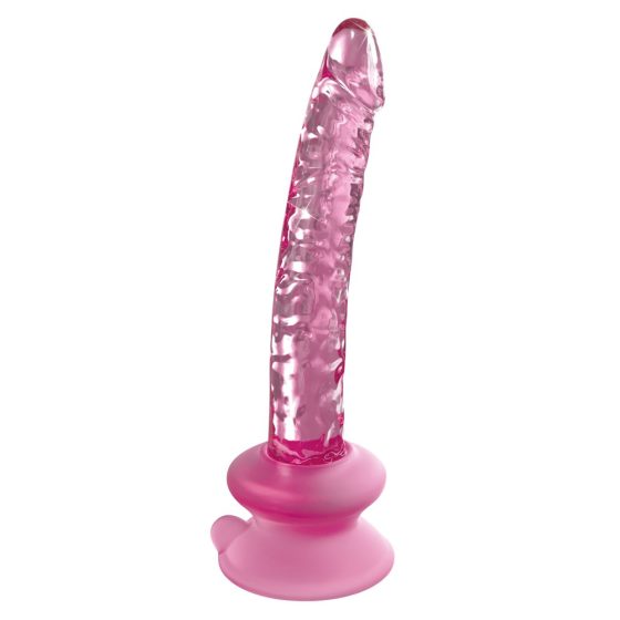Icicles No. 86 - Penis skleněné dildo (růžové)