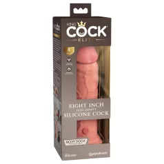   King Cock Elite 8 - realistické dildo s přísavkou 20 cm - tělová barva