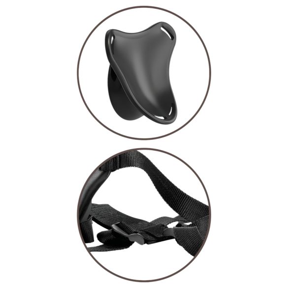 King Cock Elite Beginner's - připínací penis - začátečnický - silikon