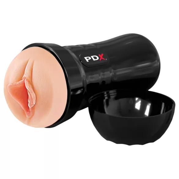 PDX - Wet Pussies Super Luscious Lips - realistická umělá vagína (přírodní)