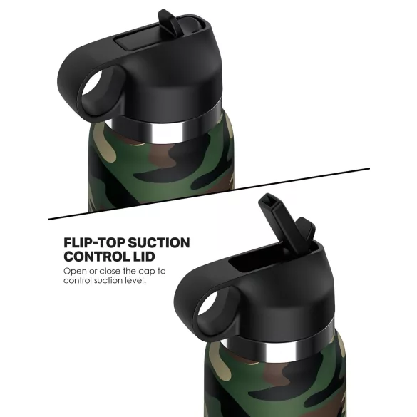 Fap Flask Happy Camper - masturbátor v lahvi - zeleno-černý