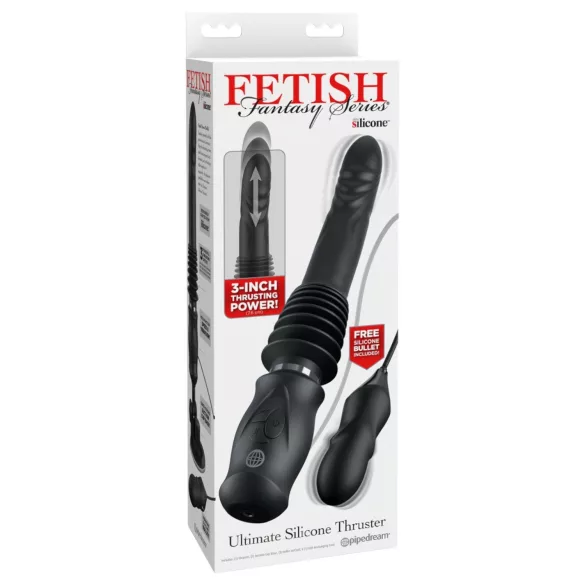 Fetish - thrusting vibrátor - černý