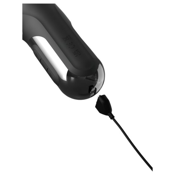 Fetish - vibrátor s 3 motory - přírazový funkce - černý