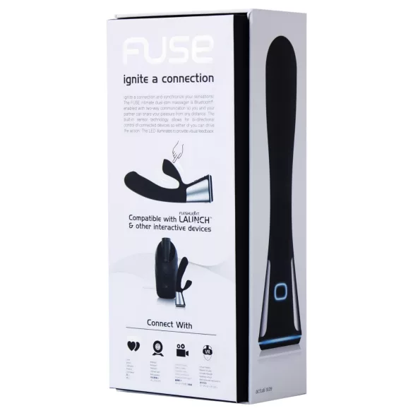 Fleshlight OhMiBod Kiiroo - App‑ovladatelný vibrátor s klitorální kličkou (černý)