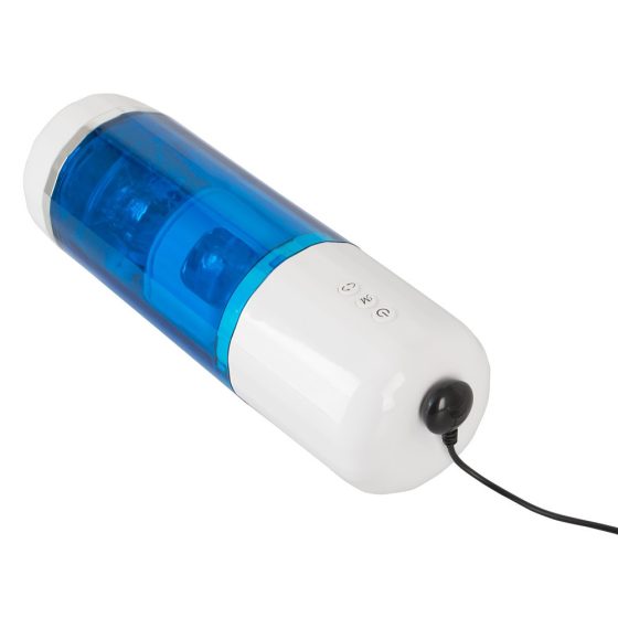 You2Toys - nabíjecí rotační pulsující masturbátor (modro-bílý)