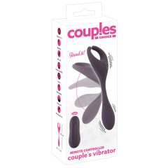   Couples Choice - rechargeable, radio two-motor vibrator (purple)