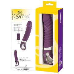 SMILE Soft - nabíjecí, ohřívající vibrátor (fialový)