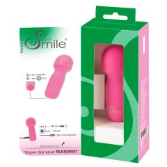 SMILE Mini Wand - cordless, mini massaging vibrator (pink)