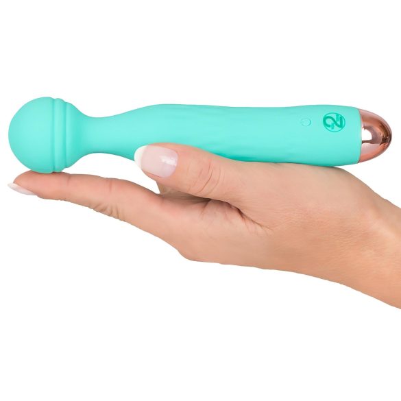 Cuties Mini Wand - akumulátorový, vodotěsný masážní vibrátor (zelený)