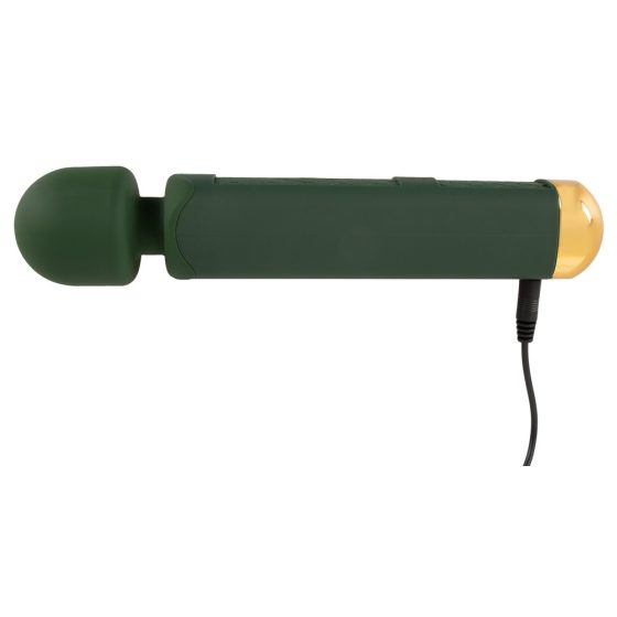Emerald Love Wand - dobíjecí, vodotěsný masážní vibrátor (zelený)