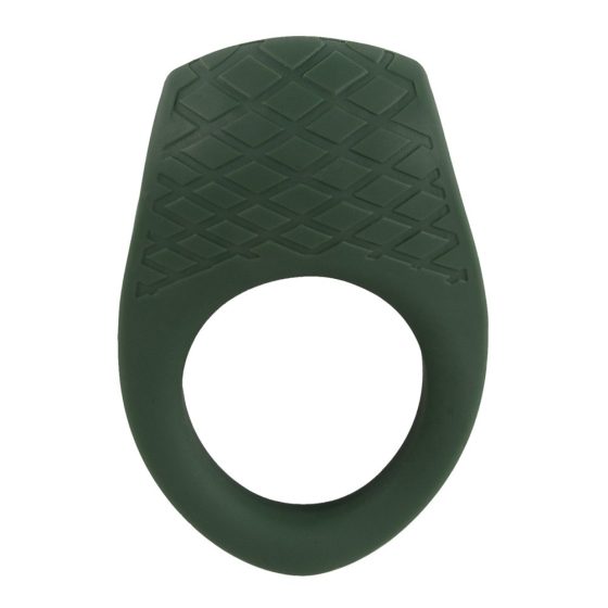 Emerald Love - dobíjecí, vodotěsný vibrační kroužek na penis (zelený)