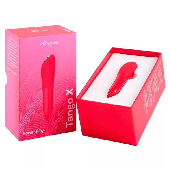 We-Vibe Tango X - vibrátor do kabelky - dobíjecí, vodotěsný - korálový