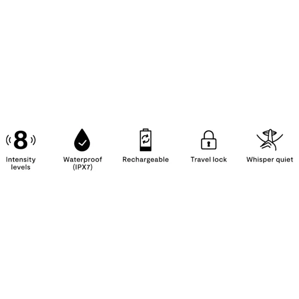 We-Vibe Tango X - vibrátor do kabelky - dobíjecí, vodotěsný - korálový