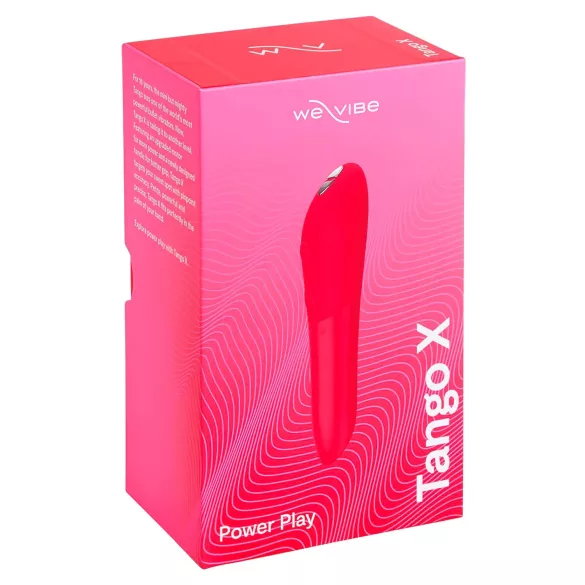 We-Vibe Tango X - vibrátor do kabelky - dobíjecí, vodotěsný - korálový