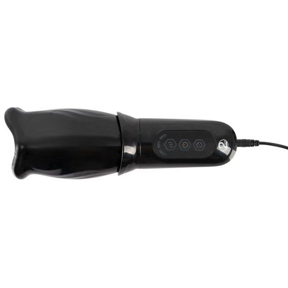 STROKER Rotating - rotující masturbátor na baterie (černý)