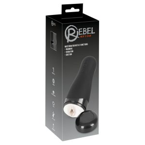 Rebel 3 Functions - nabíjecí masturbátor s ohřevem, umělá vagína