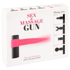   You2Toys Gun - masážní vibrační sada (růžová a černá)