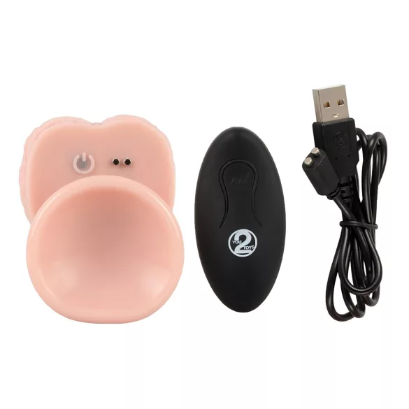 You2Toys - Medical RC - vibrační dildo s přirážecími a rotačními funkcemi (tělové)