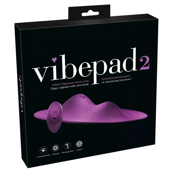 VibePad 2 - vibrační polštářek na lízání - fialový