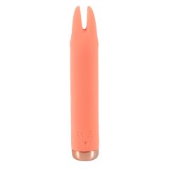   You2Toys - peachy! mini bunny - dobíjecí vibrátor na klitoris (broskvový)