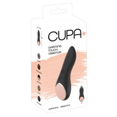   You2Toys CUPA - bezdrátový vibrátor na klitoris s ohřívačem (černý)