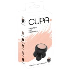   You2Toys CUPA Mini - dobíjecí vyhřívaný masážní vibrátor (černý)