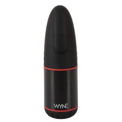   WYNE 02 - dobíjecí, vibračně-sací masturbátor (černobílý)
