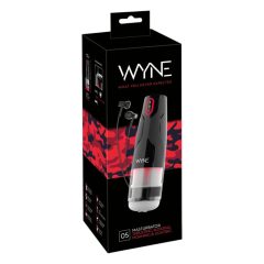 WYNE 05 - Dobíjecí rotační masturbátor (černobílý)